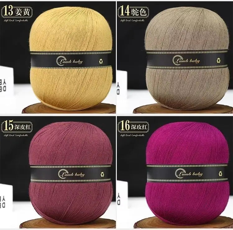 150g Pure Silk Cotton Thread Lace Thread Soft Summer Thread Pure Cotton Hand Woven DIY Half Sleeve Hat Scarves Sweater Wholesale