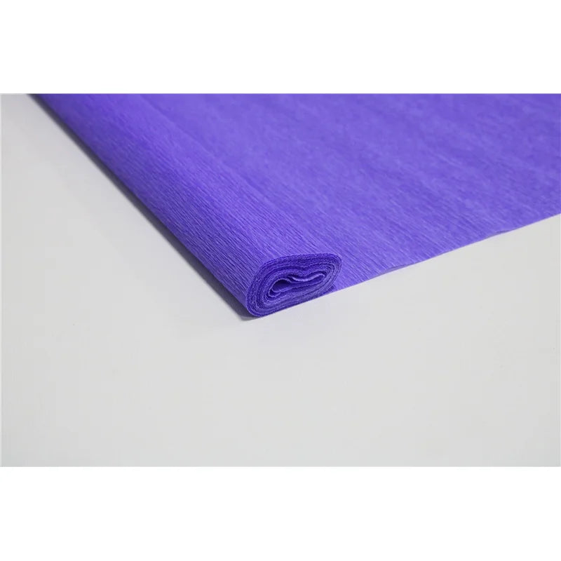 Color Handmade Crepe Paper Diy Paper Flower Material Gift Paper Roll Edge Paper Kindergarten Handmade Flower Origami