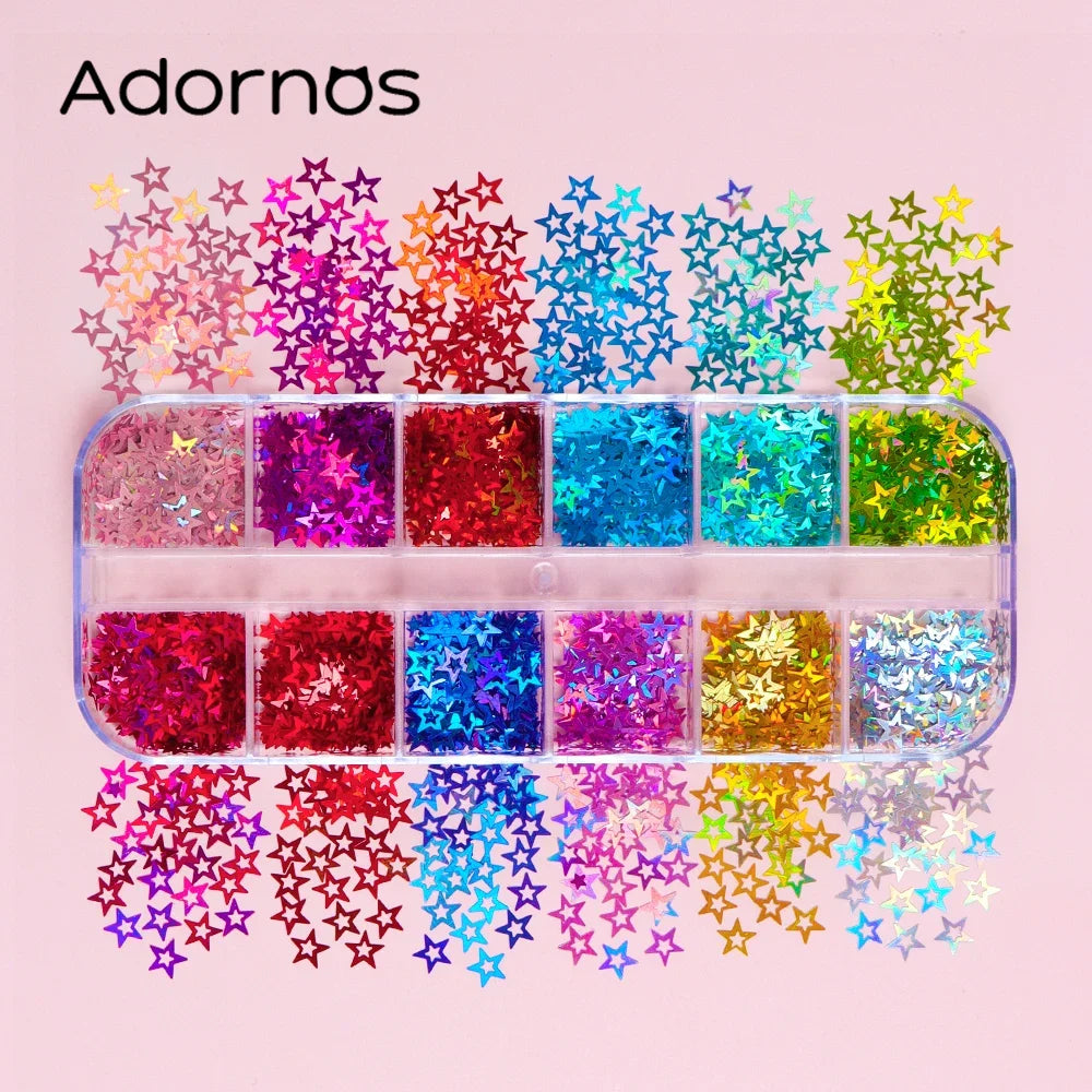 Holographic Letters Resin Sequins Fillers Epoxy Resin Filling Crafts Materials Iridescent Glitter Flakes Jewelry Making Supplies