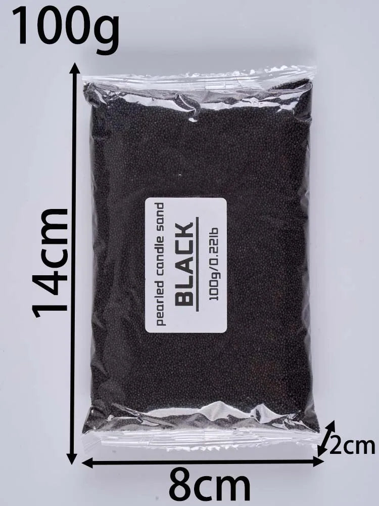 100G Colorful Sand Wax Ice Flower Wax DIY Scented Candle Making Supplies Colors Snowflake Wax Pearl Wax Sand Painting Materials