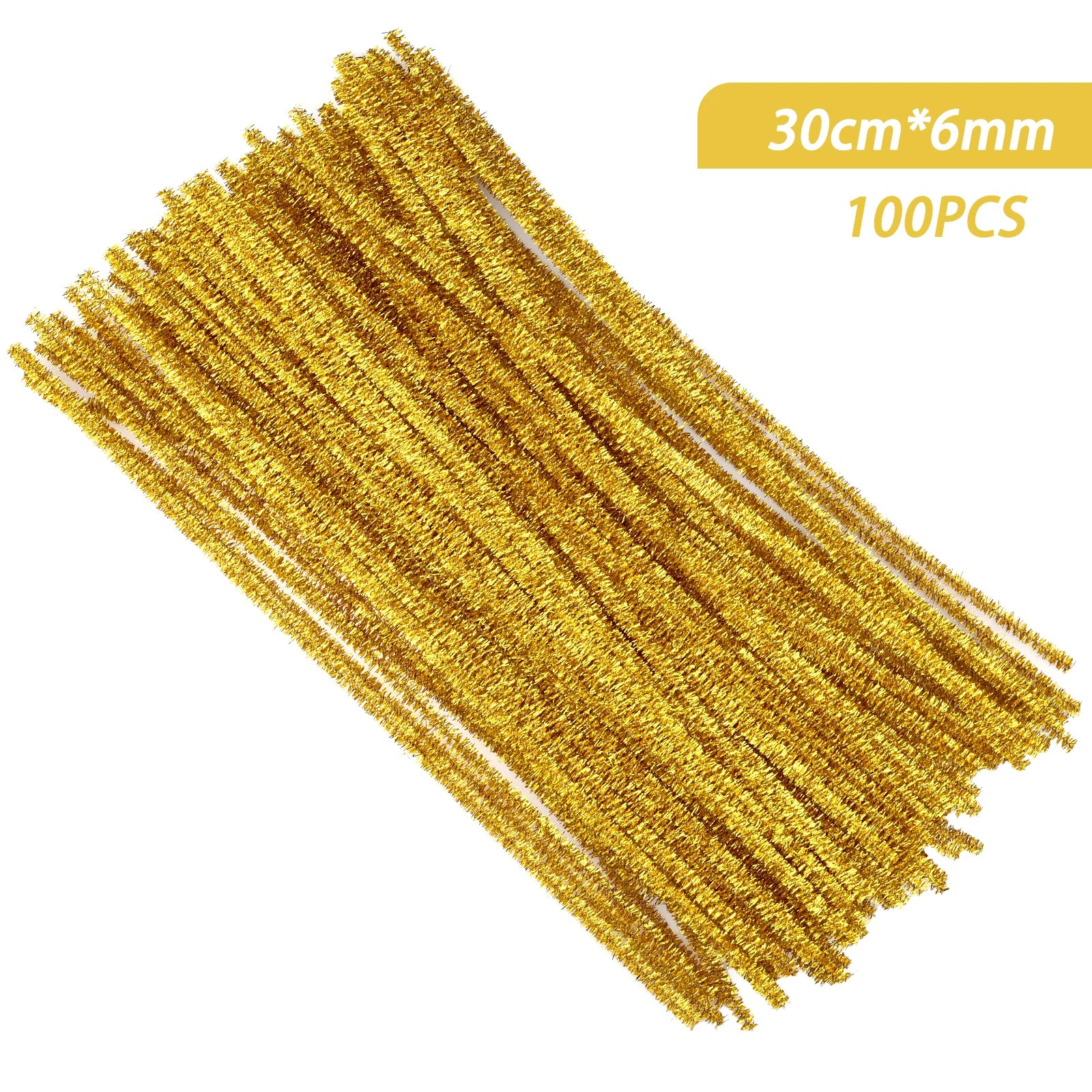 100pcs Chenille Stems Toys DIY Strips Twist Bar Anvil Wire Craft Pipe Creative Hobby Children Plush Stick Chenille Sticks