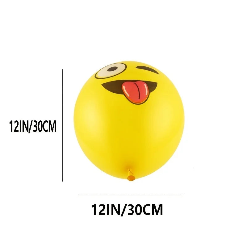 10/30 pcs 12 inch yellow mixed color latex balloon set