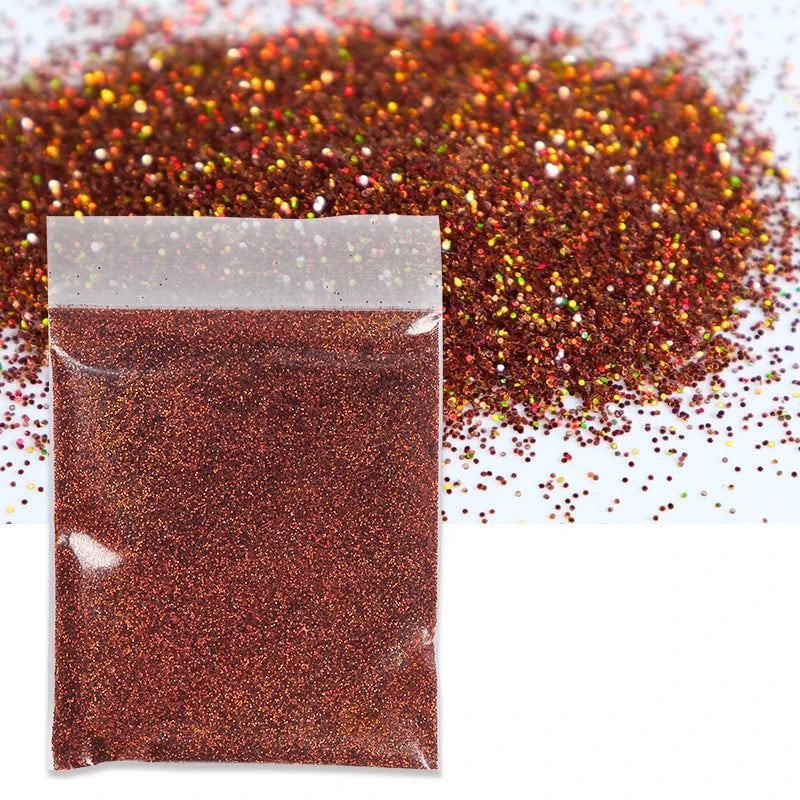 10g/Bag Holographic Fine Glitter Powder For Epoxy Filling Laser Glitter Gold Silver Fine Powder DIY Resin Mold Filling Crafts