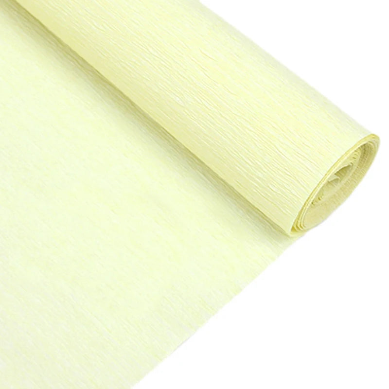 5x250cm Roll Crinkled Crepe Paper decorative Flower for easter children's day party kid child DIY handmade creative papers