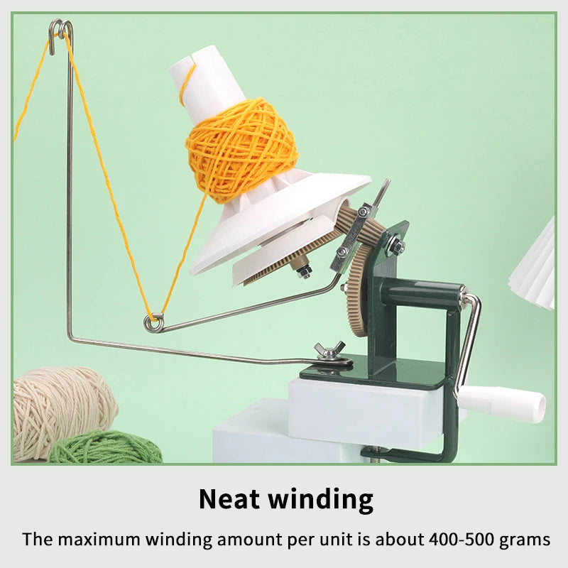 Hand Operated Yarn Winder Fiber Wool String Ball Thread Winder Machine For DIY Sewing Crocheting Making Craft Tools