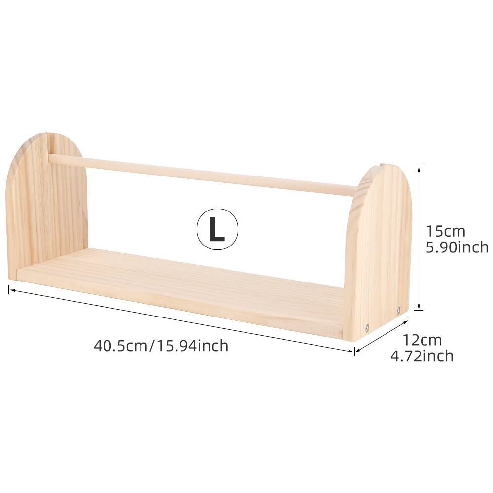 1pcs Wood Yarn Spool Holder, Knitting Yarns Storage Rack, Rotating Spinner, Weaving Spool Frame, DIY Crochet & Knit Assist Tool