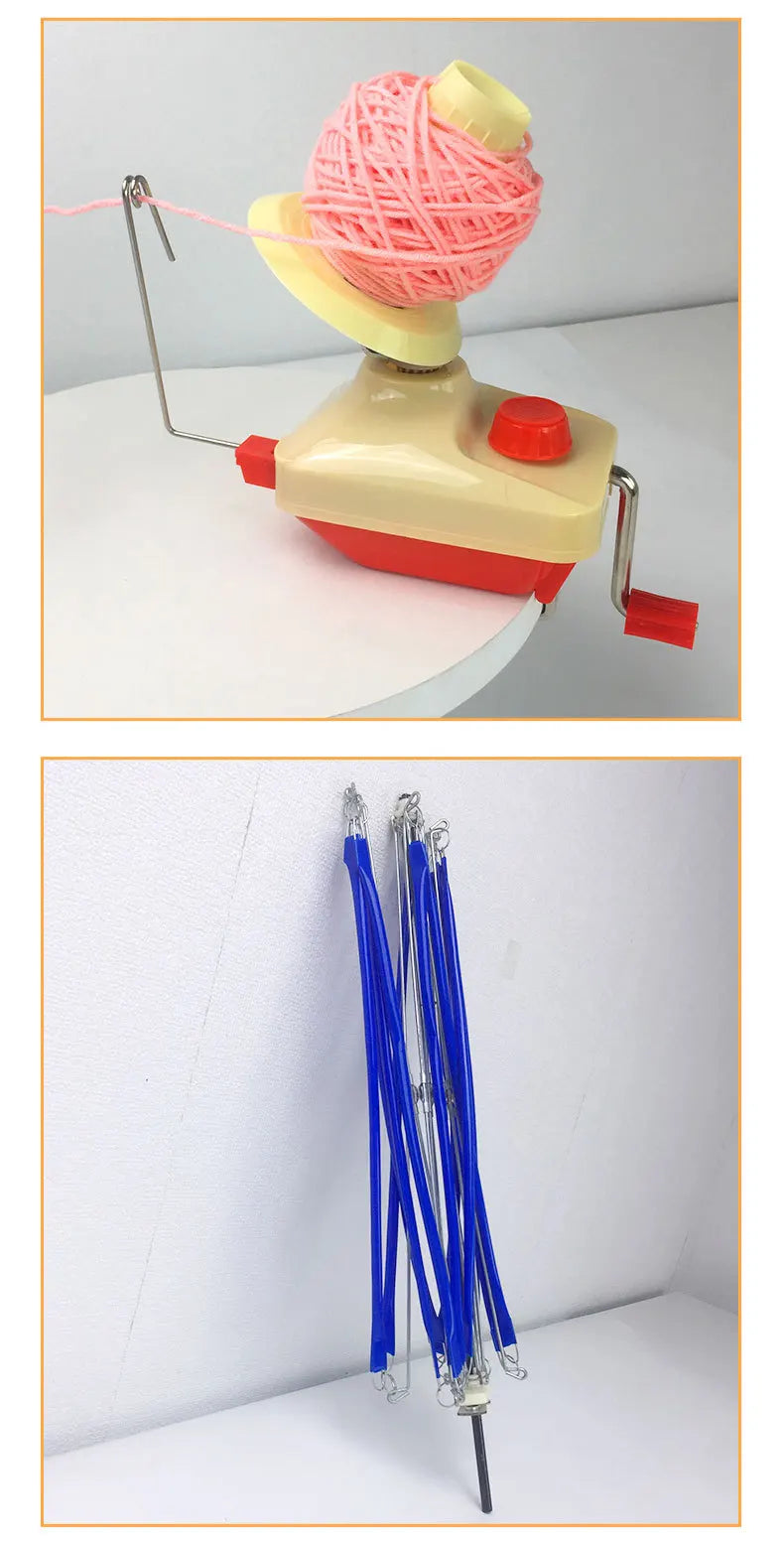 Crochet Yarn Winder for Crocheting and Umbrella Swift Set - Yarn Spinner for Crocheting,Cake Ball Winder,Roller, Baller, Spooler