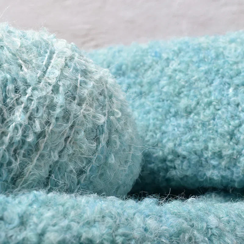 50g/roll Velvet Yarn Soft Cotton Knitting Crochet Dyed Yarn DIY Hand-woven Wool Crochet Sweater Hat Dolls 200M