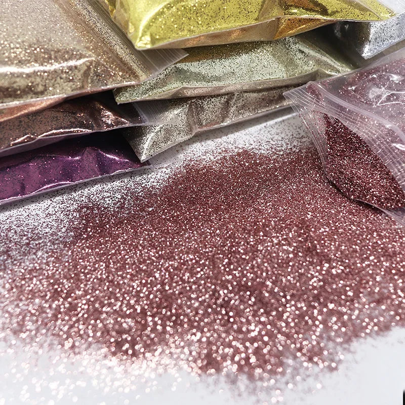 10g/Bag Holographic Fine Glitter Powder For Epoxy Filling Laser Glitter Gold Silver Fine Powder DIY Resin Mold Filling Crafts