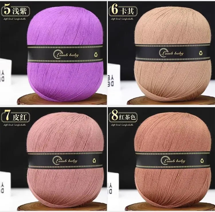 150g Silk Cotton Yarn hand knitting Thin Lace yarn for Crocheting knit Sweater Shawls Scarves hat line Crochet amigurmi thread