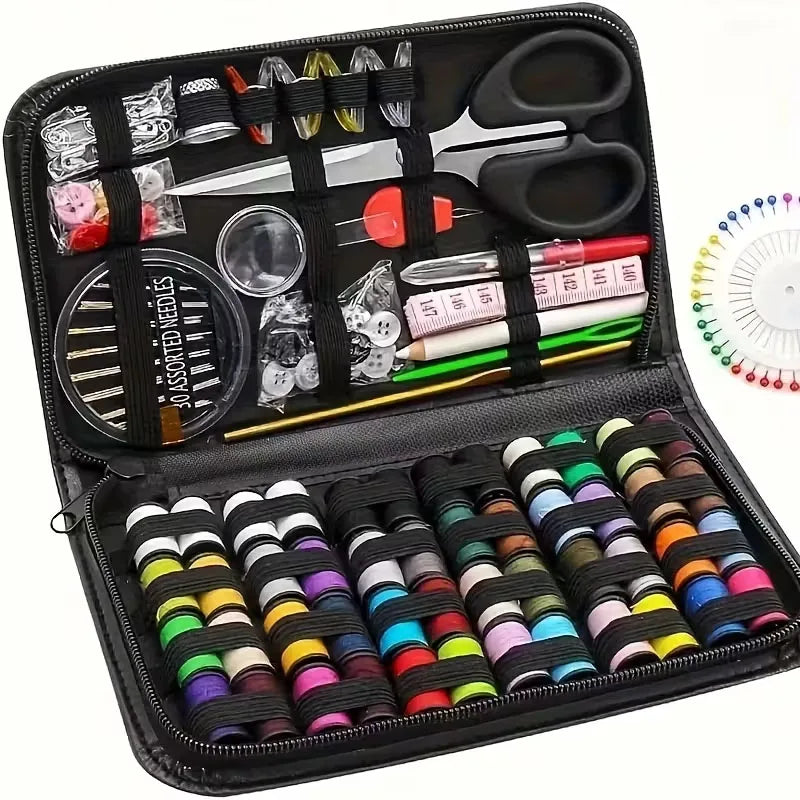Sewing Kit with Case Portable Sewing Supplies for Home Traveler