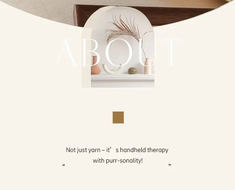 Premium Gradient Cat Tail Yarn 2-Pack - Extra Thick Chenille Plush Yarn 500g