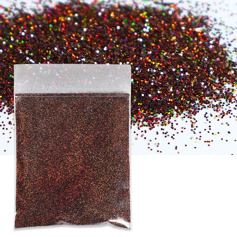 10g/Bag Holographic Fine Glitter Powder For Epoxy Filling Laser Glitter Gold Silver Fine Powder DIY Resin Mold Filling Crafts