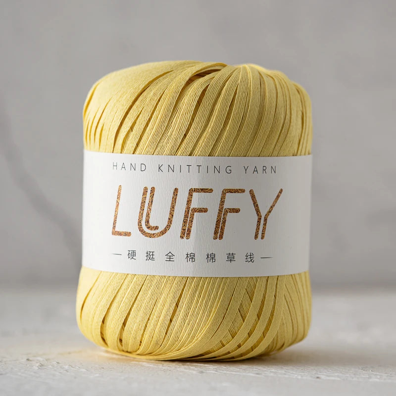 100M/roll Lafite Raffia Flat Yarn Plant Grass CottonThread DIY Handmade Knitting Crochet Bag Straw Hat Craft Material