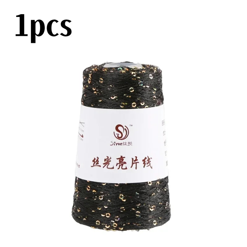 150 Colour 700M 100g special Sequin yarn DIY garment accessories Rag doll Knitting yarn