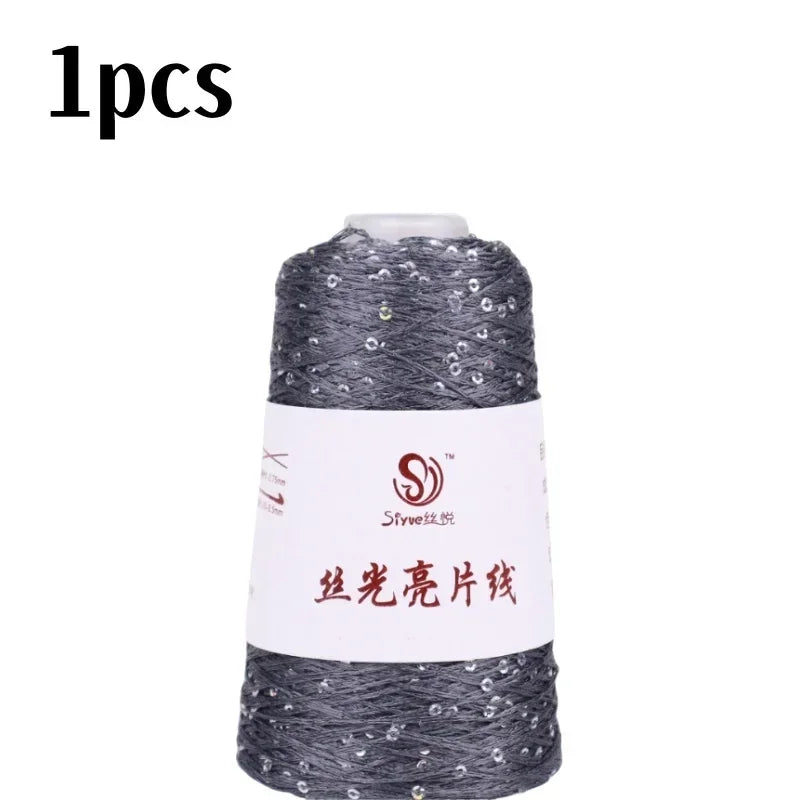 150 Colour 700M 100g special Sequin yarn DIY garment accessories Rag doll Knitting yarn