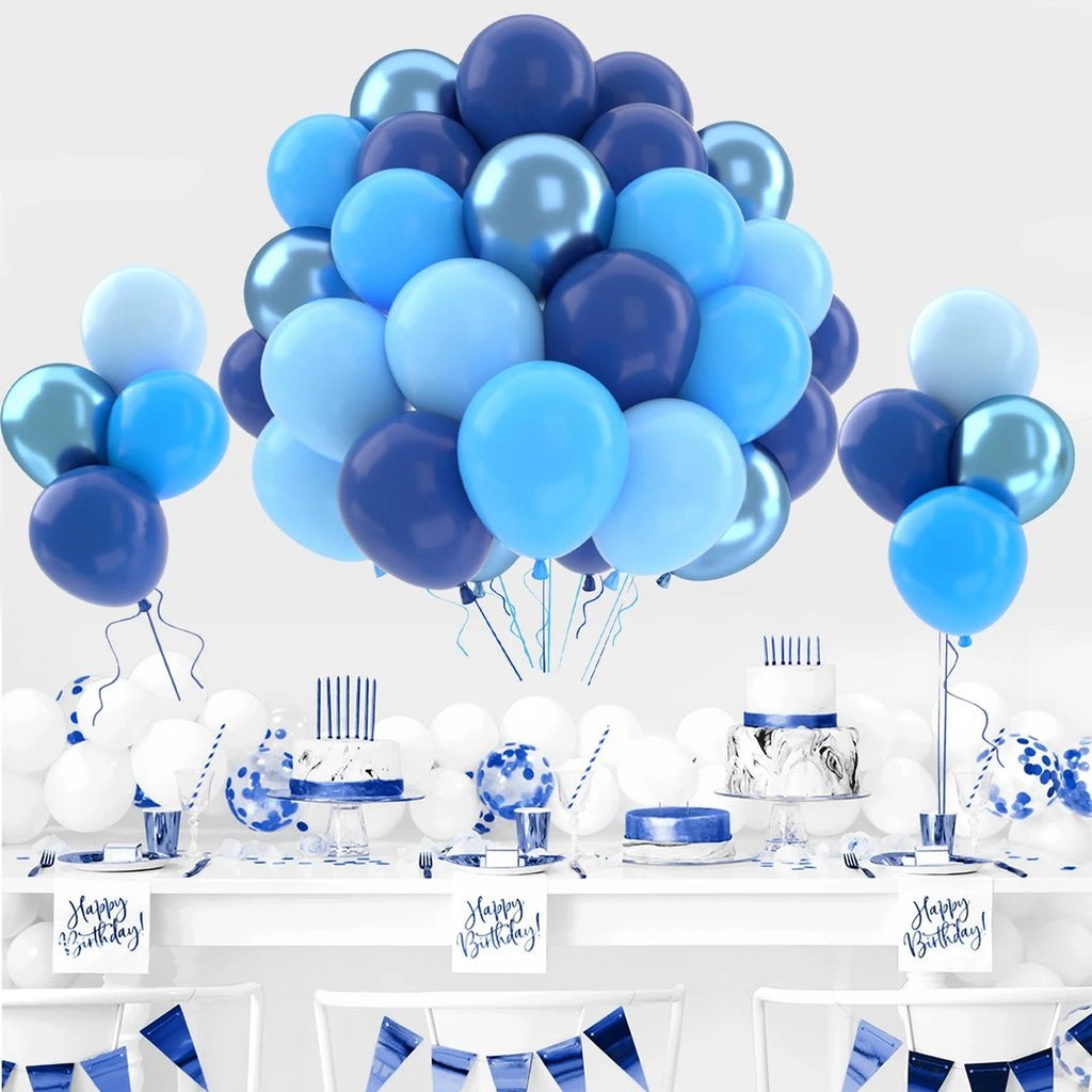 31/36/37/51/101Pcs Metallic Balloons Pearl Latex Balloon Gold Confetti Balloons for Birthday Weddings Baby Shower Party Decor