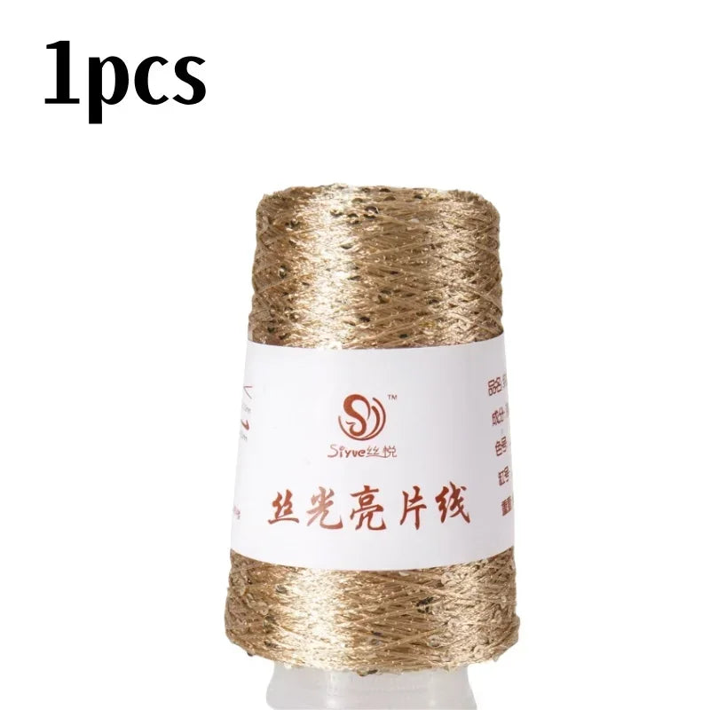 150 Colour 700M 100g special Sequin yarn DIY garment accessories Rag doll Knitting yarn
