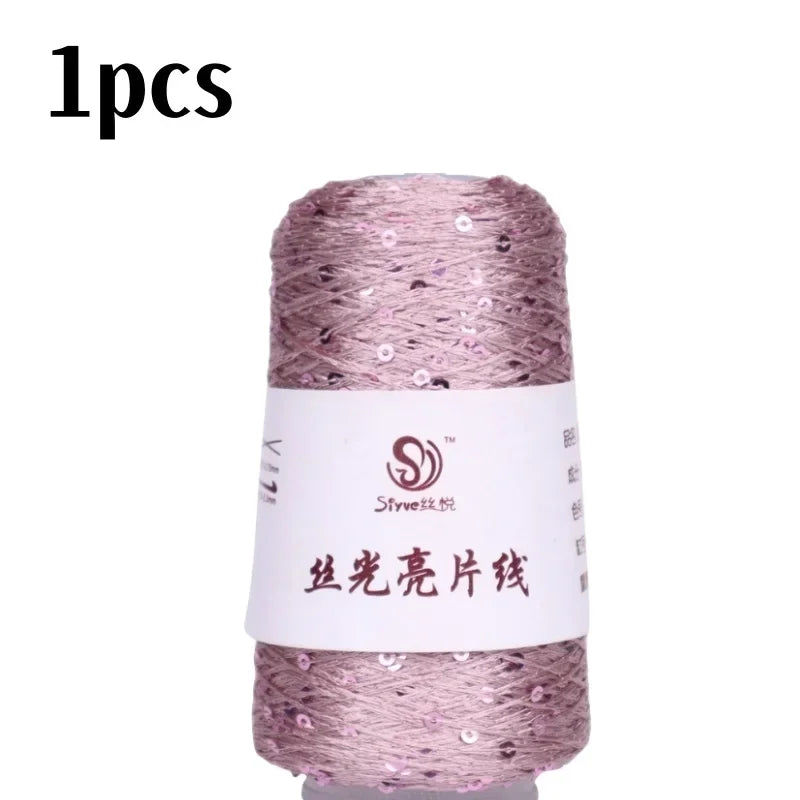 150 Colour 700M 100g special Sequin yarn DIY garment accessories Rag doll Knitting yarn