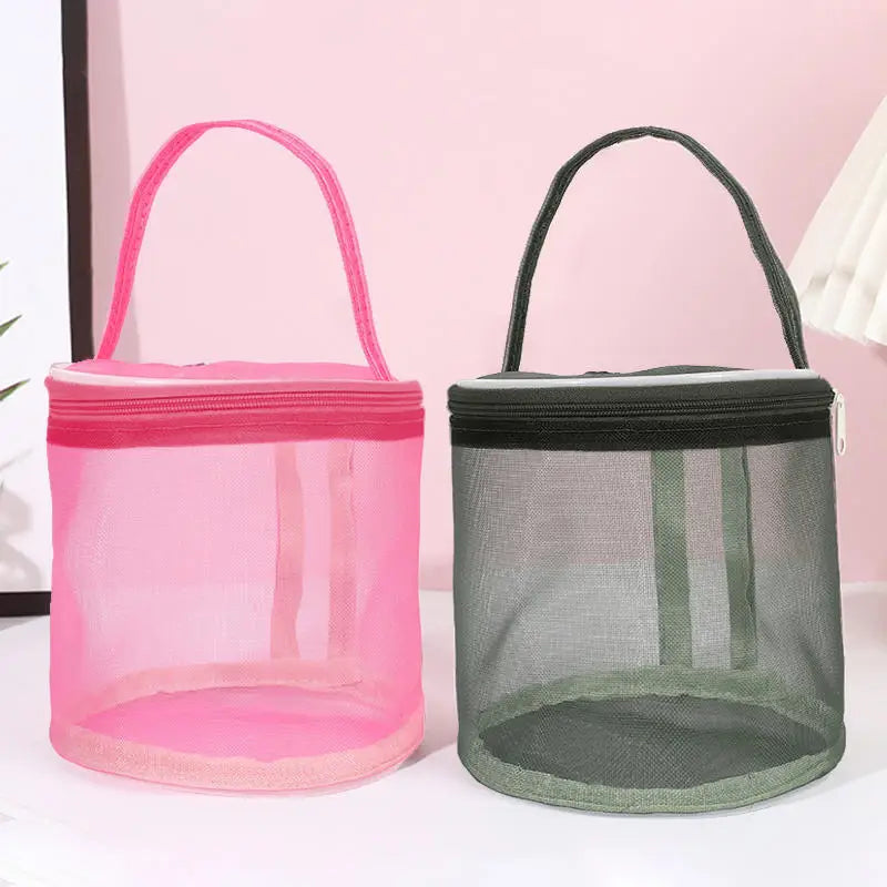 Portable Yarn Storage Bag Hollow Mesh Knitting Wool Yarn Bags Crochet Yarn Handbag Organizer Weave Tools Sewing Accessories