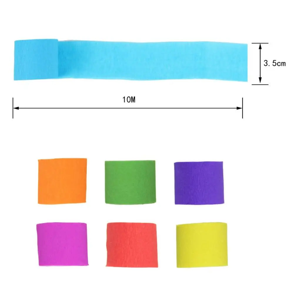 Streamer Roll Crinkled Papers Crepe Paper Scrapbooking Wedding Ceremony Decoration Birthday Party Handmade Craft