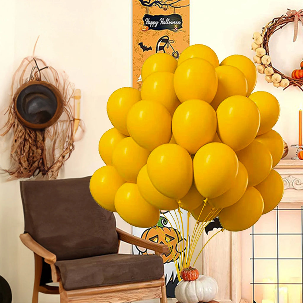 10/20pcs Yellow Purple Black White Grey Latex Balloon Birthday Party Decoration Baby Bath Wedding Anniversary Balloon Decoration