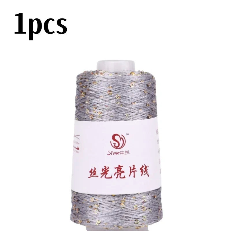 150 Colour 700M 100g special Sequin yarn DIY garment accessories Rag doll Knitting yarn