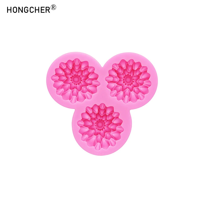 Peony and Rose Silicone Molds Ideal for phone case decoration, resin jewelry, DIY handmade chocolate, fondant cakes, and baking