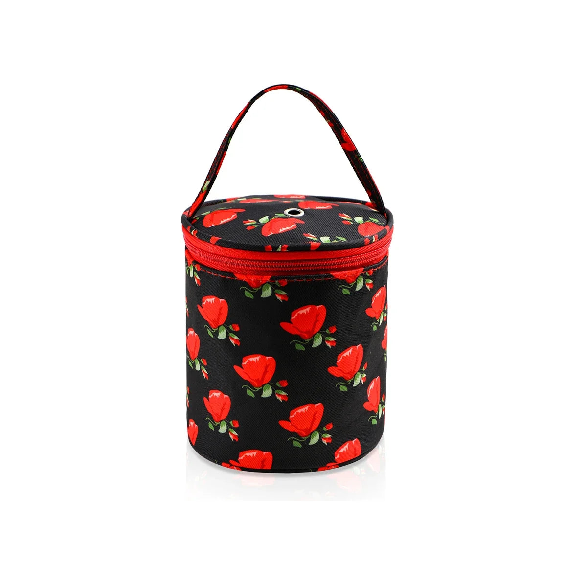 Compact Storage Pouch Set, Lemon Yellow Knit Wool Bag, Portable Travel Organizer, Storage Hooks and Sewing Tools