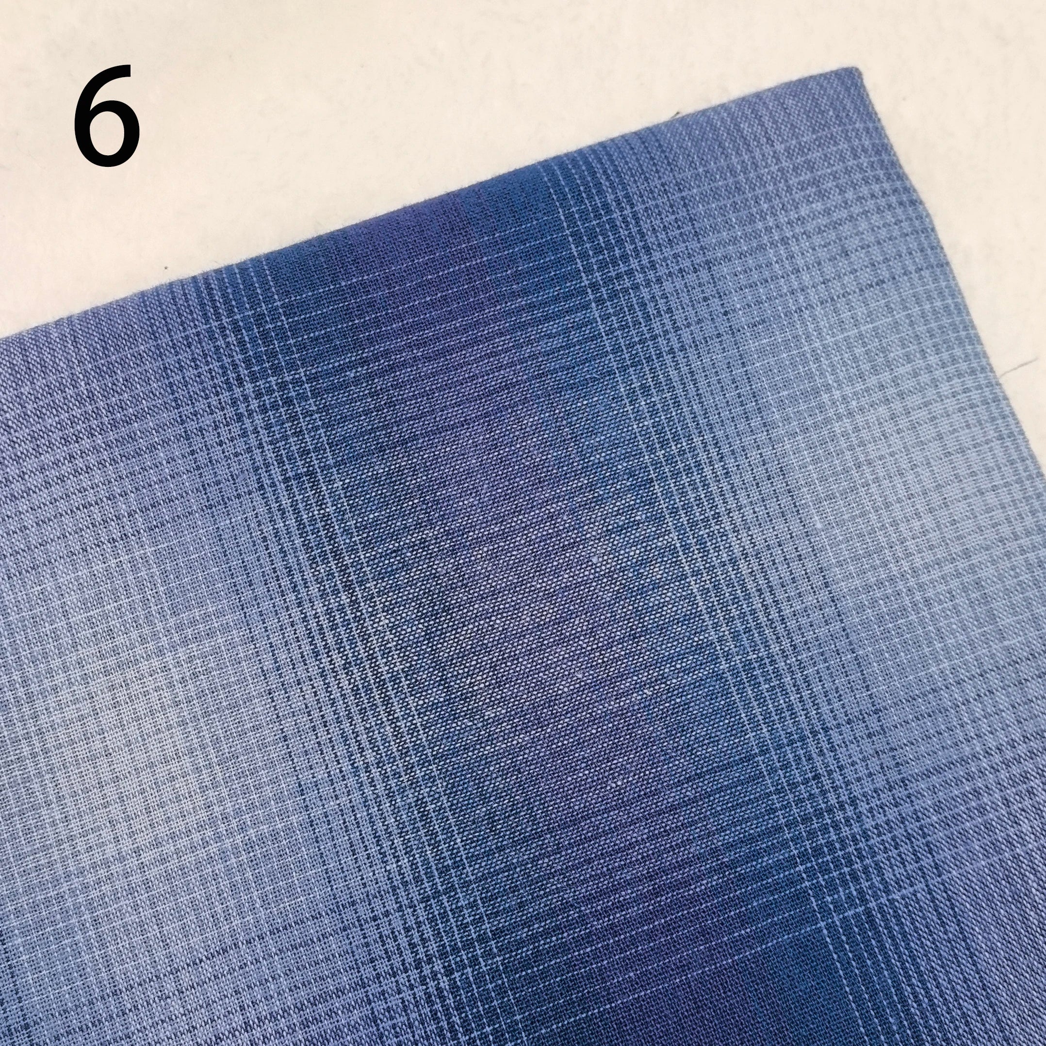 Gradient color Japanese Yarn-dyed fabric handmade DIY Patchwork 100% Cotton Fabric For Sewing Doll clothes Quilt cloth