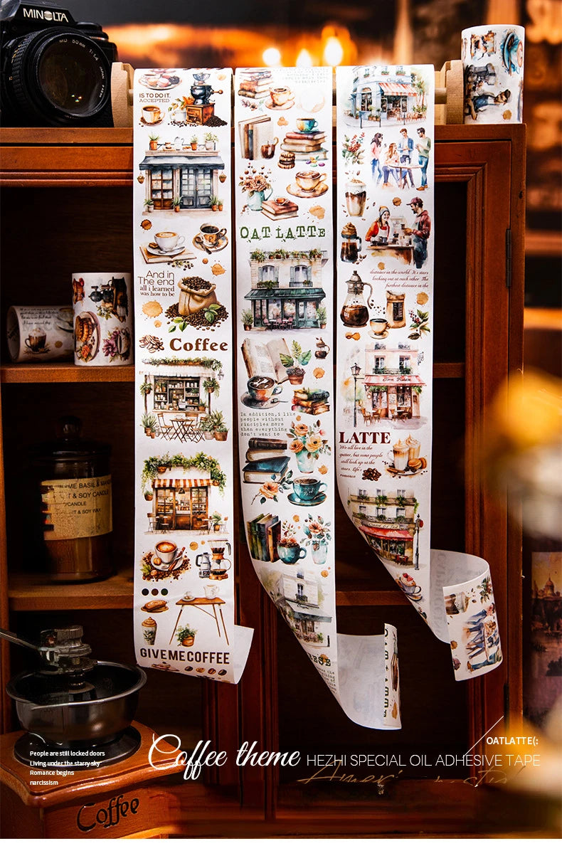 Mr.paper 6 Style 200CM/roll Washi Tape - Perfect for DIY Scrapbooking and Journals Decorative and Excellent Quality