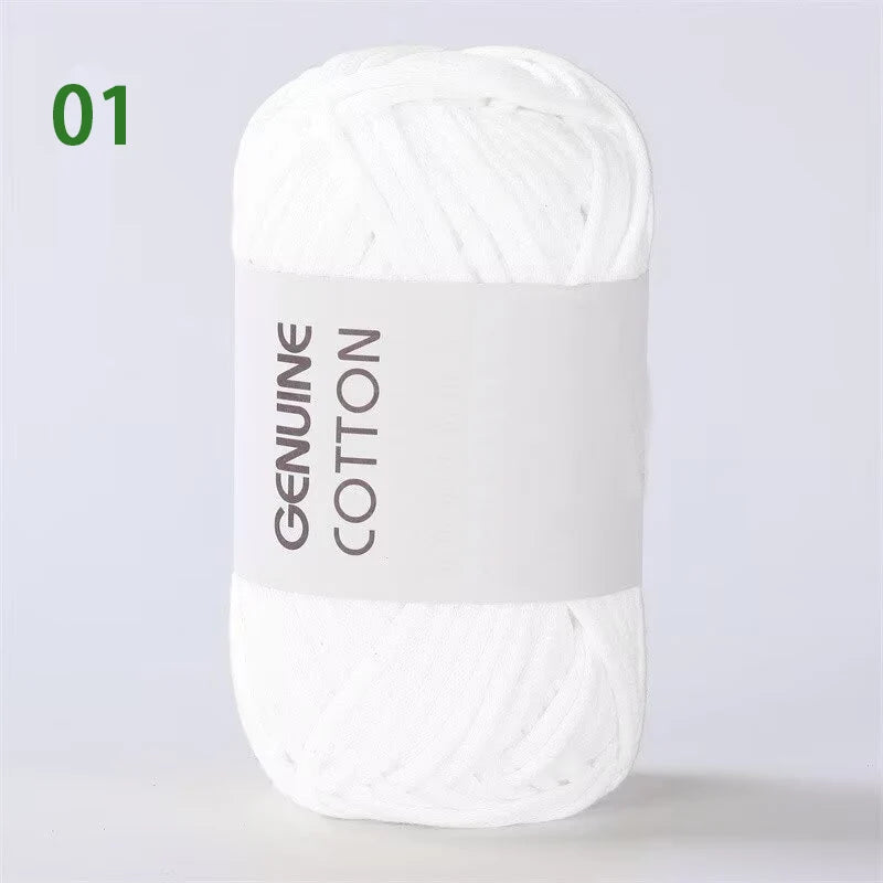 150g Genuine Cotton Hollow Cotton Core Milk Cotton Yarn Crochet Hook Shoe Scarf Bag Hat Handmade DIY Knitting Blanket Material Kit Yarn 1 Piece = 3 Pieces = 150 Grams