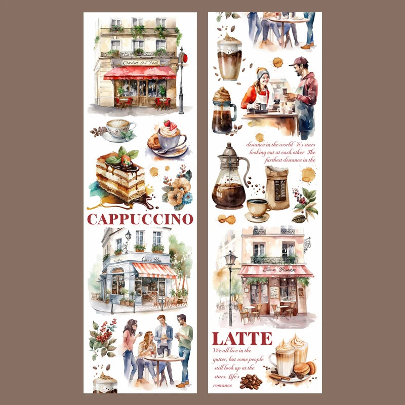 Mr.paper 6 Style 200CM/roll Washi Tape - Perfect for DIY Scrapbooking and Journals Decorative and Excellent Quality