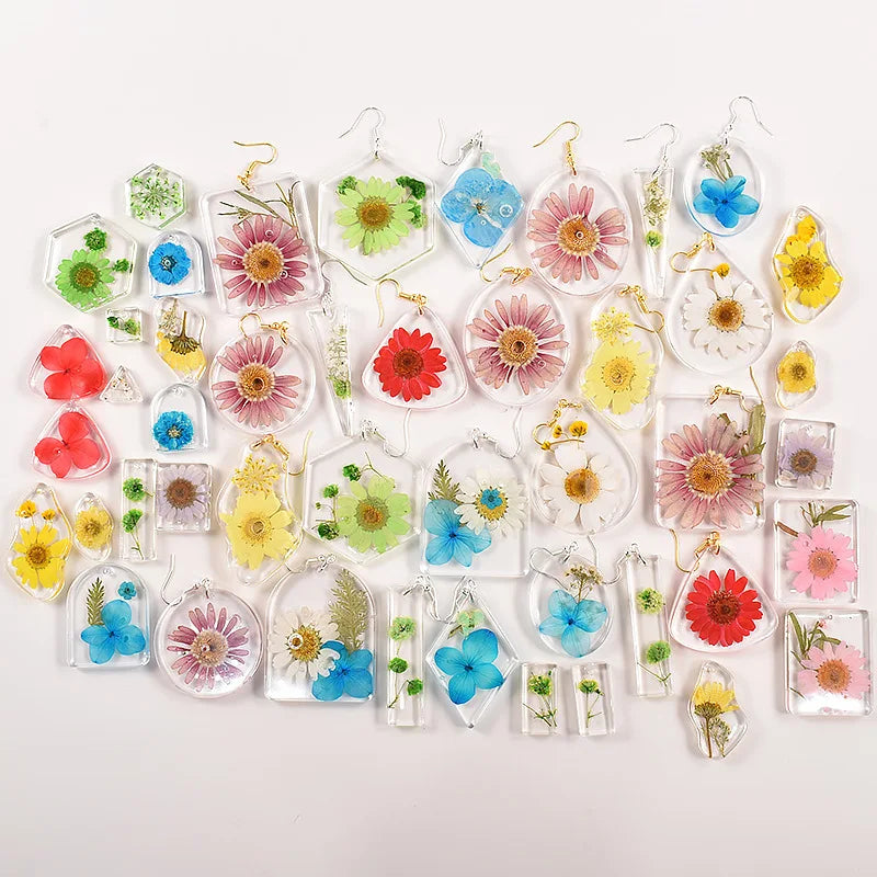 Geometric Earring Pendant Silicone Mold For Epoxy Resin DIY Earring Keychain Necklace Charms Resin Silicone Mold Jewelry Making