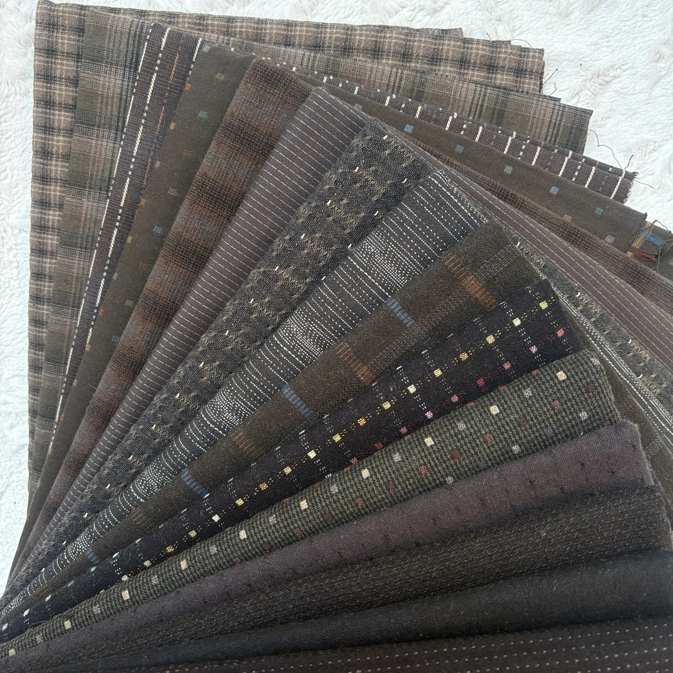 Made Doll Clothes Japanese Patchwork Craft Materials Multicolored Cloth Handmade Patchwork 23x33cm 10piece Brocade Fabric Piece