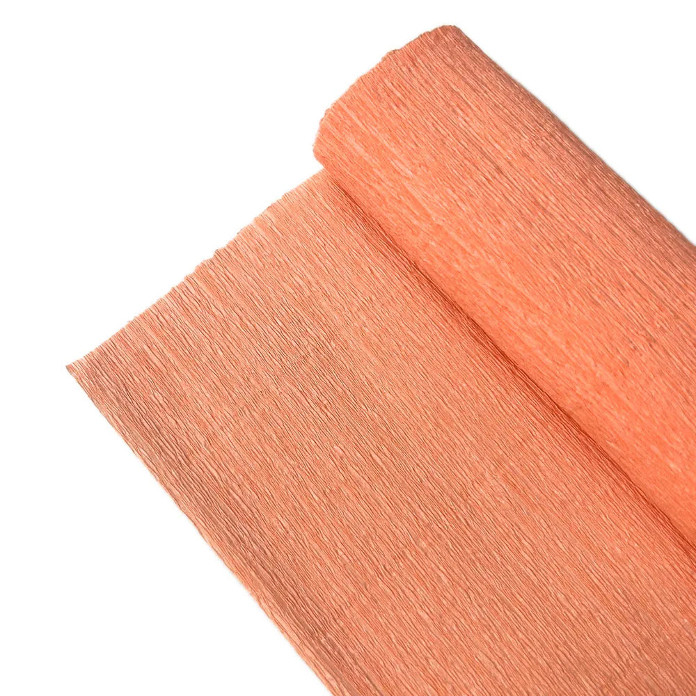 250*25cm(8ft x9.8") Colored Crepe Paper Roll Origami Crinkled Crepe Paper Craft DIY Flowers Decoration Gift Wrapping Paper Craft