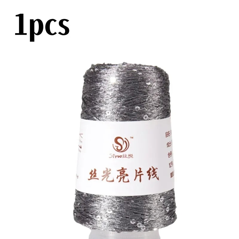 150 Colour 700M 100g special Sequin yarn DIY garment accessories Rag doll Knitting yarn