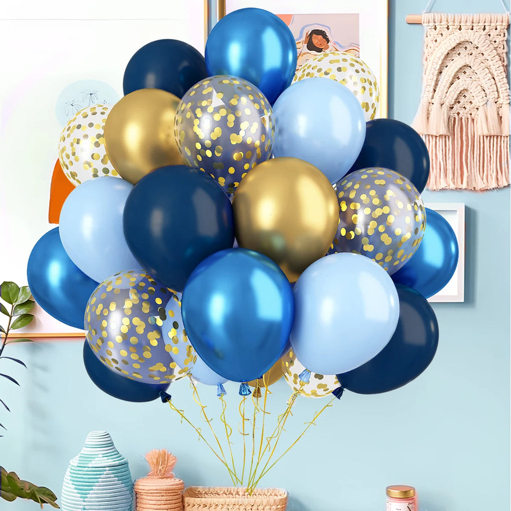 Metallic Balloons Latex Balloon Gold Confetti Balloons for Birthday Weddings Graduation Balloons Christmas Baptism Party Baloons