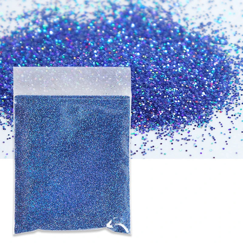 10g/Bag Holographic Fine Glitter Powder For Epoxy Filling Laser Glitter Gold Silver Fine Powder DIY Resin Mold Filling Crafts