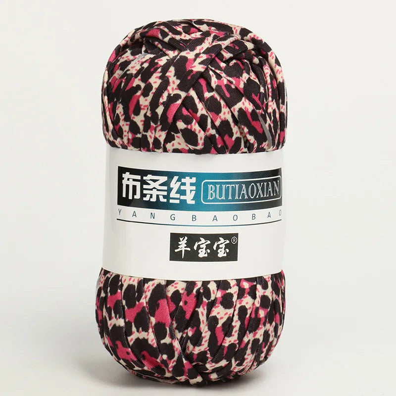 100g/pc Crocheting T Shirt Thick Soft Cloth Yarn for Hand Knitting Crochet Line Woven Handbag Blanket Thick Yarn Flat thread