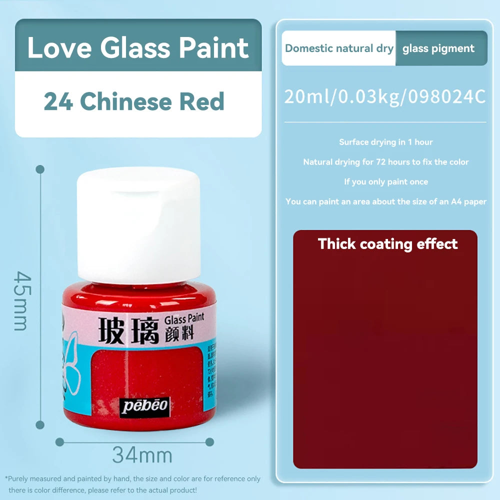 Creative 20ml Acrylic Paints Rich Color Waterproof Glass Pigments Tube For Painting Supplies Artist Drawing Art DIY Crafts