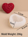 3D Love Flower Silicone Candle Mold DIY Valentine's Day Heart Scented Soap Molds Plaster Resin Chocolate Baking Making Kit