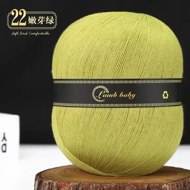 150G Colorful Fine Cotton Yarn for Hand Knitting Silk Cotton Yarn for DIY Light weight Sweater Knitting yarn wholesale