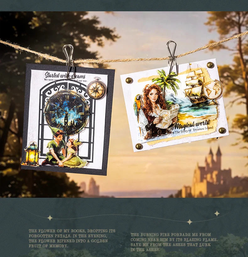 JIANQI 65mm*2m Aesthetic Stationery Stickers Washi Tapes Scrapbooking Supplies DIY stationery Journaling Masking tape