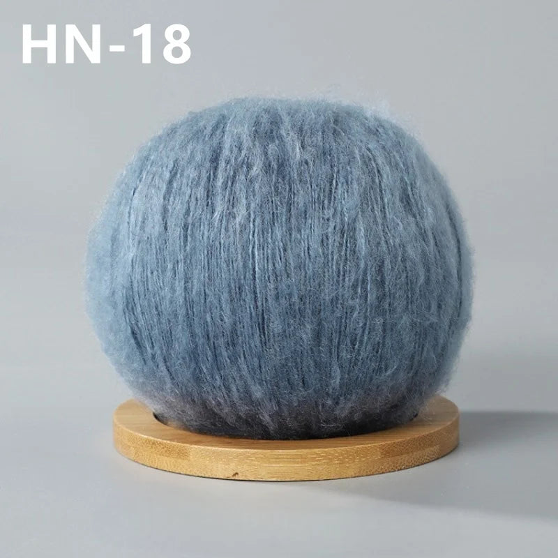 250g Crochet Mohair Yarn For Knitting Sweater Shawl Skin-Friendly Baby Wool Lace Thread ilos para tejer dedelgado Yarns 5pcs