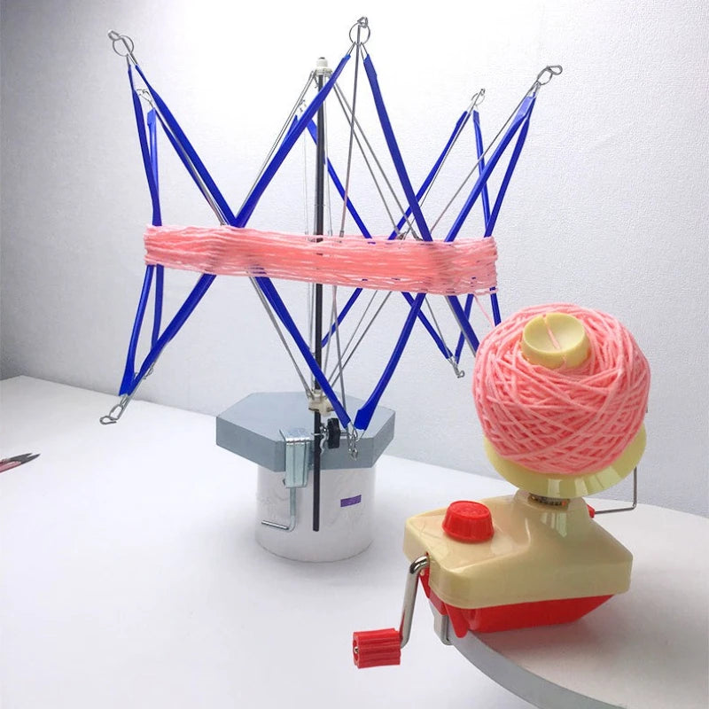 Crochet Yarn Winder for Crocheting and Umbrella Swift Set - Yarn Spinner for Crocheting,Cake Ball Winder,Roller, Baller, Spooler