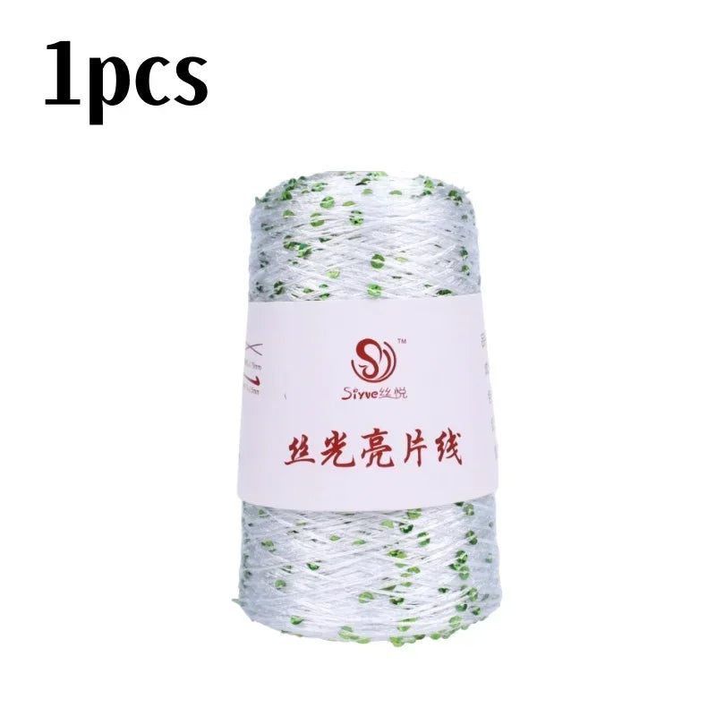 150 Colour 700M 100g special Sequin yarn DIY garment accessories Rag doll Knitting yarn