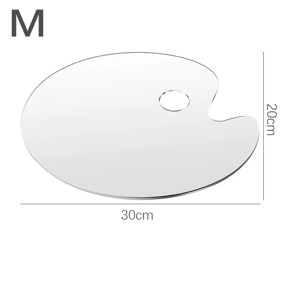 Acrylic Transparent Paint Tray Palettes Painting Pigment Pallet Gouache Drawing Supplies