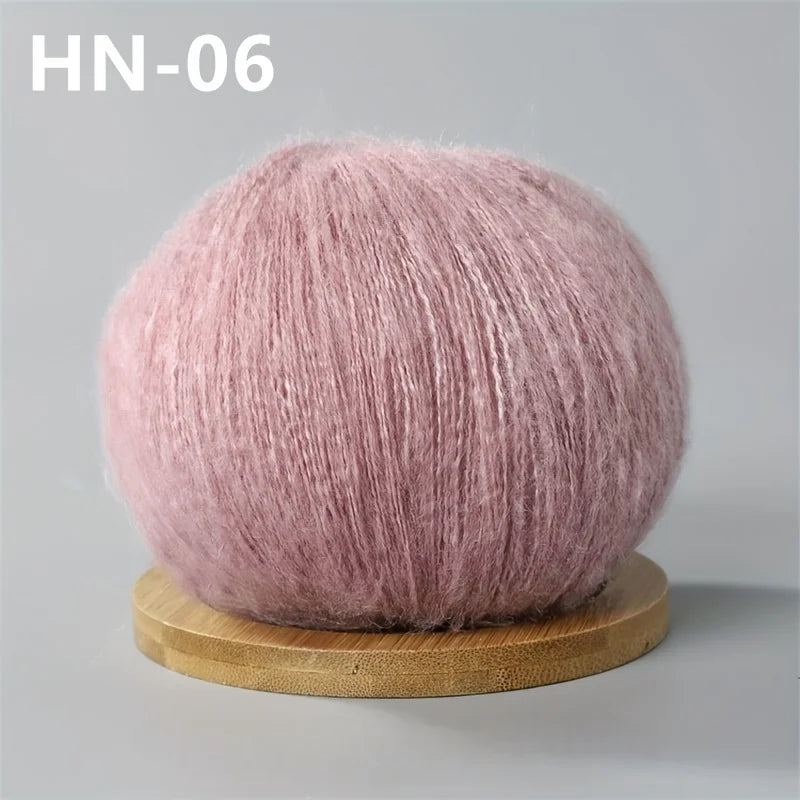 250g Crochet Mohair Yarn For Knitting Sweater Shawl Skin-Friendly Baby Wool Lace Thread ilos para tejer dedelgado Yarns 5pcs