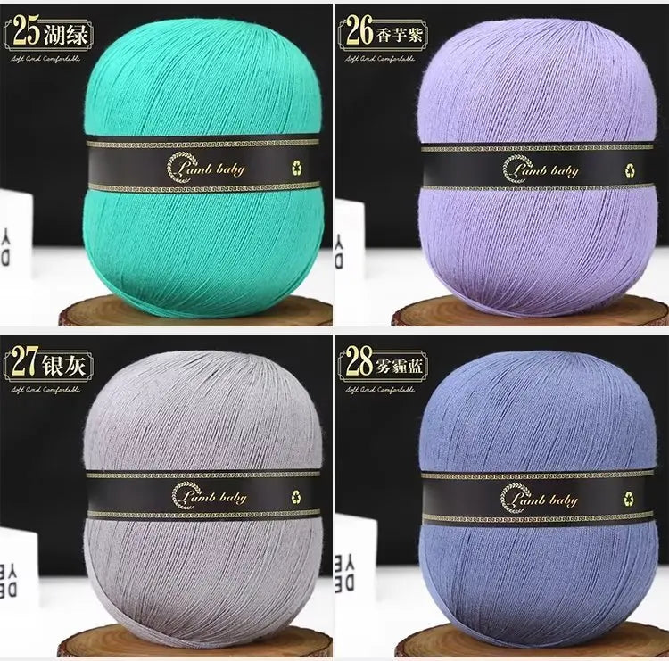 150g Silk Cotton Yarn hand knitting Thin Lace yarn for Crocheting knit Sweater Shawls Scarves hat line Crochet amigurmi thread